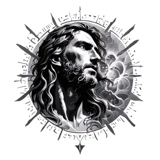 The pronouncing of the sacred name was an attempt to imitate and replicate breath Inhalation and exhalation Yahweh  tattoo design idea