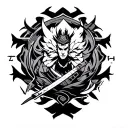 bushido code tattoo design idea
