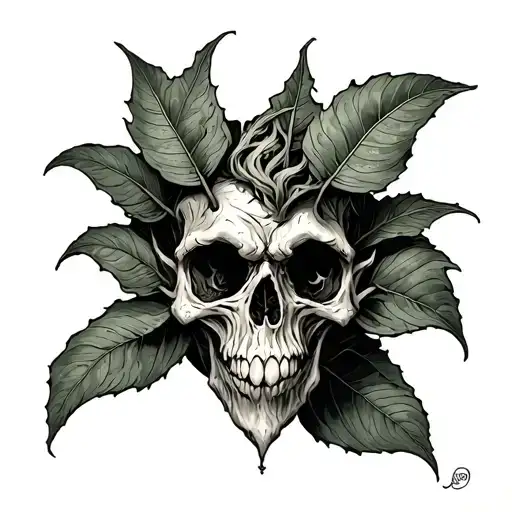 Mandrake tattoo design idea