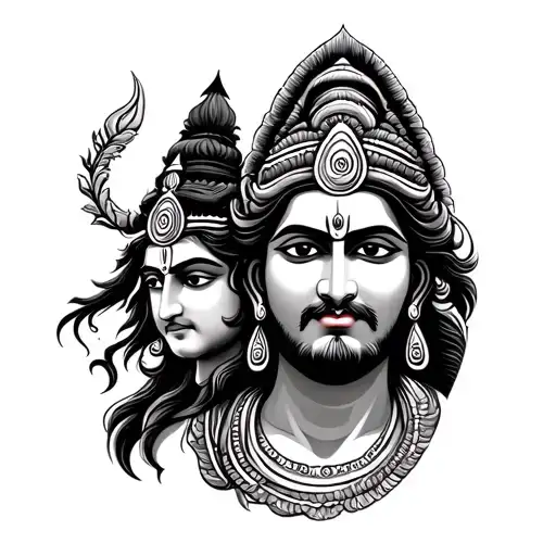 Hindu brahma, vishnu, shiva tattoo design simple tattoo design idea