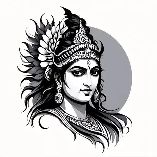 Arjuna tattoo design idea