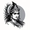 Arjuna tattoo design idea