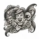 disney style tattoo tattoo design idea
