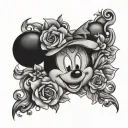 disney style tattoo tattoo design idea