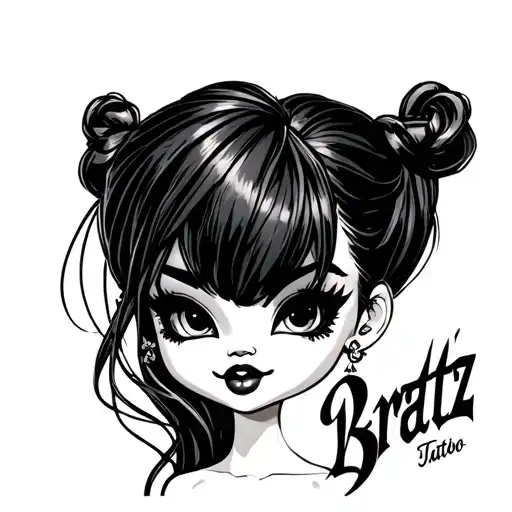 Bratz tattoo design idea