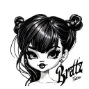 Bratz tattoo design idea