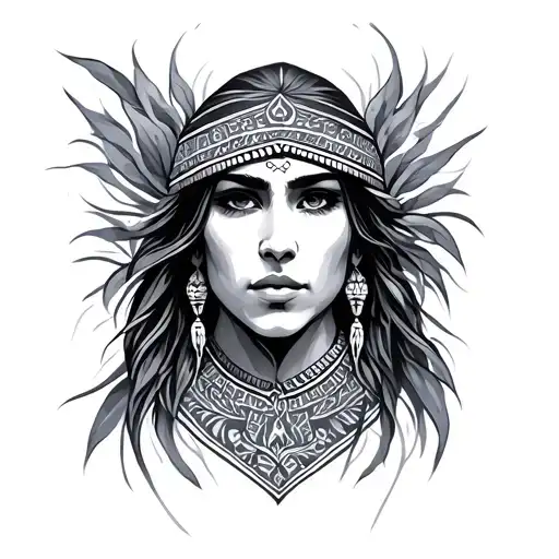 Berber tattoo design idea