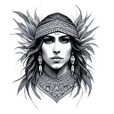 Berber tattoo design idea