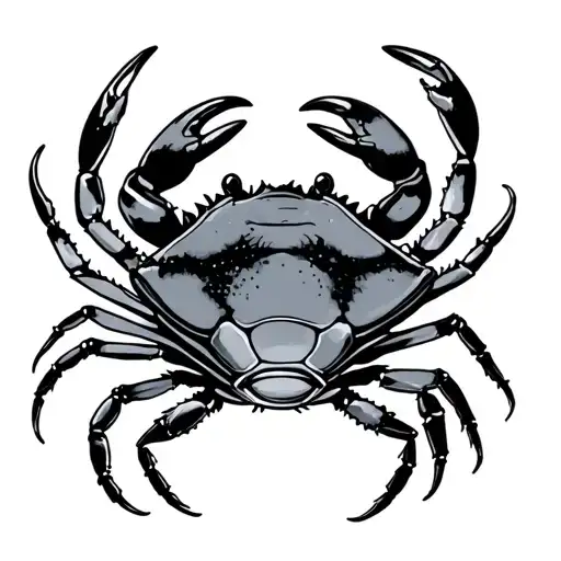 "Beatrice Alice" crab tattoo design idea