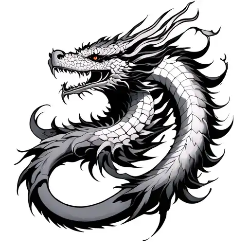 Ryujin tattoo design idea