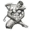 Gay Male Bottom Slave Bondage Tattoo tattoo design idea