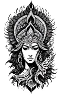 Karna tattoo design idea