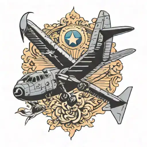 c130 tattoo design idea