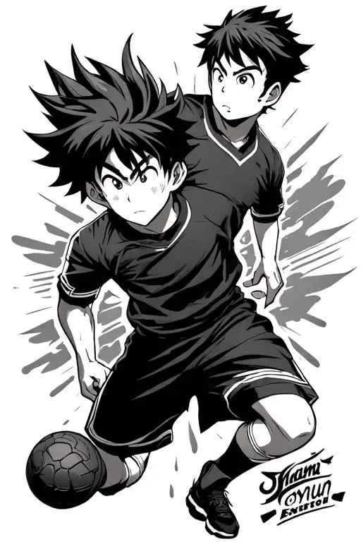 inazuma eleven Shawn tattoo design idea