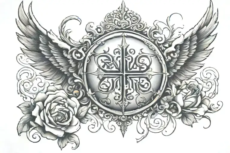 psalms 18:2 tattoo design idea