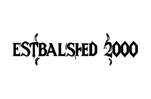 "Established 2000" tattoo design idea