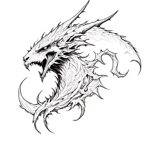 good vs evil tattoo design idea