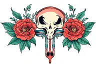 Pubic tattoo design idea