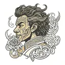 Lando Norris tattoo design idea