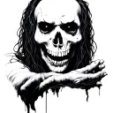 Ghostemane tattoo design idea