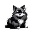 furry Loona from helluva boss tattoo design idea