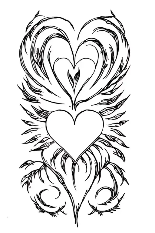 Love tattoo design idea