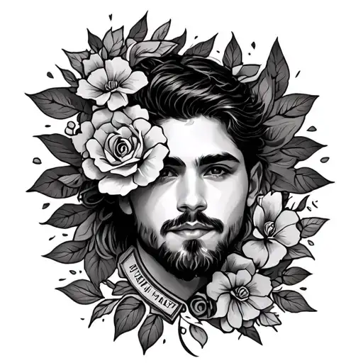 sons name, Wyatt Lukas Cash, ting tattoo fine line elegant boho tattoo design idea