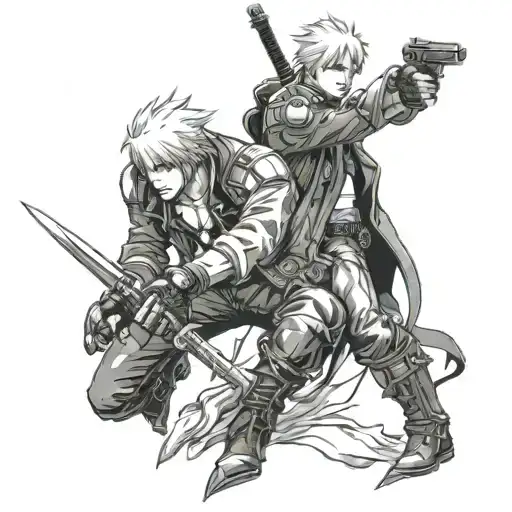 devil may cry 3 tattoo tattoo design idea