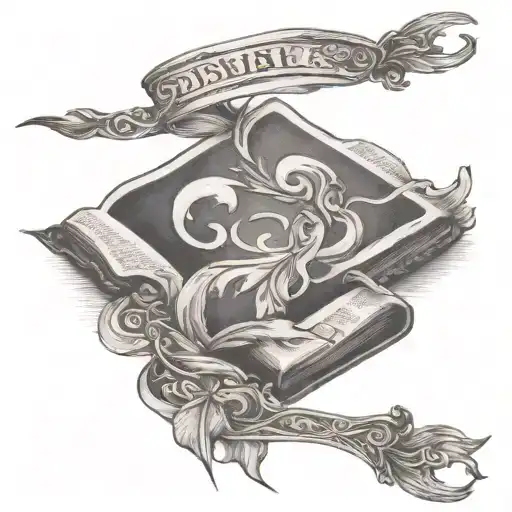 Bible quote tattoo design idea