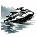 Jet ski tattoo design idea
