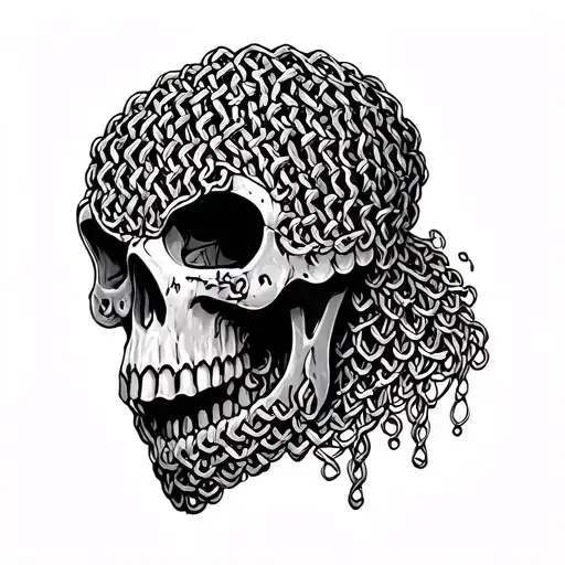 Chain Mail tattoo design idea
