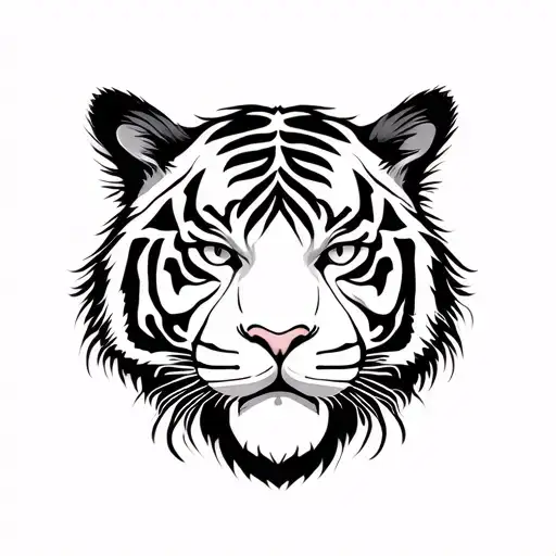 tiger is learning chinese tattoo design idea