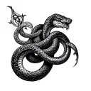 Celtic Snake tattoo design idea