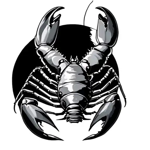 Lobster tattoo design idea