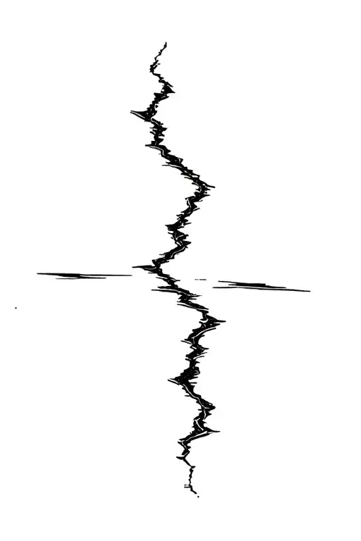 broken road transitioning to a fixed road symbolizing that i got over my driving anxiety and now i have the freedom tattoo design idea