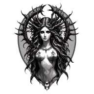 Hecate Goddess tattoo design idea