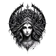 Hecate Goddess tattoo design idea
