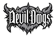 Devil dogs text tattoo design idea