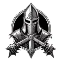 Knight Templar tattoo design idea