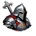 Knight Templar tattoo design idea