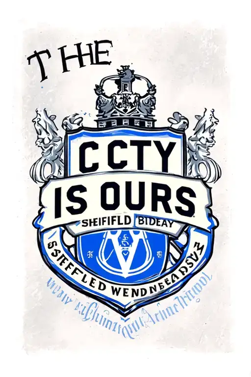 "The City Is Ours" Sheffield Wednesday tattoo design idea