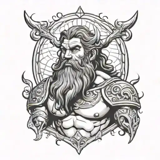 Samson tattoo design idea