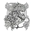 Samson tattoo design idea