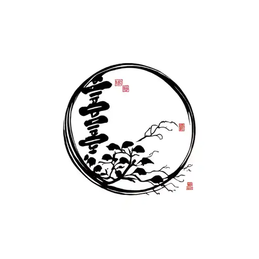 japanese trust tattoo design idea