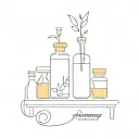 pharmacy tattoo design idea