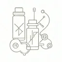 pharmacy tattoo design idea