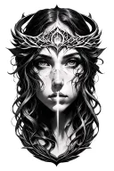 Malenia Elden Ring tattoo design idea