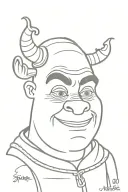 Shrek comes 'round again" tattoo design idea