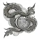 Kaizen Kanji tattoo design idea