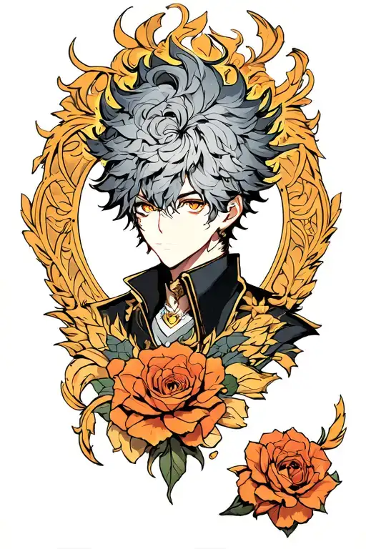 Asta Black clover tattoo design idea